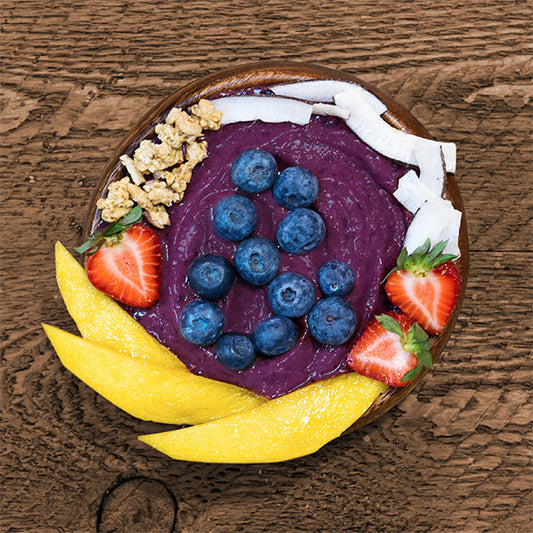 Banana & Mango Unsweetened Island Hopper Acai Bowl Recipe