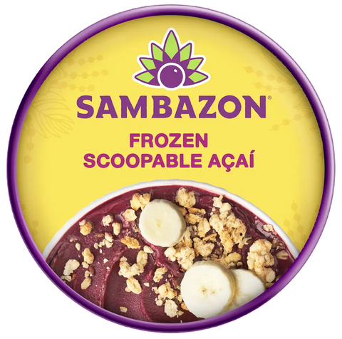 Frozen Scoopable Açaí with Banana